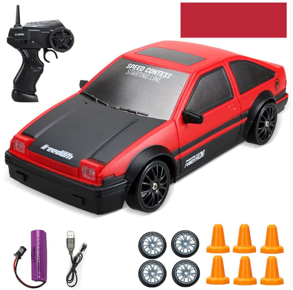 Huangbo 4WD Remote Control Car RC Drift Car Electric Charging Toy