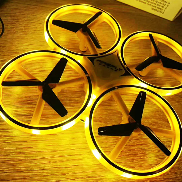 LED Glowing Gesture Control Quadcopter Drone